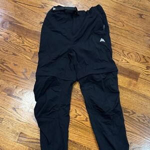 Nike ACG Boys Zip Off Black Athletic Pants